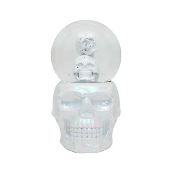 Celebrate Together™ Halloween Stacked Skulls Water Globe Table Decor