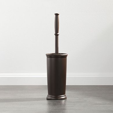 iDesign Kent Bathware, Toilet Bowl Brush and Holder for Bathroom Storage - Bronze