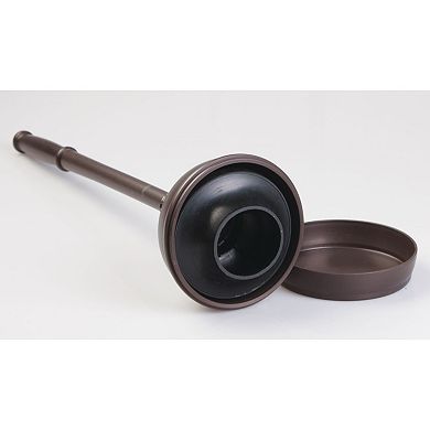 iDesign Kent Bathware, Toilet Plunger and Holder for Bathroom Storage - Bronze