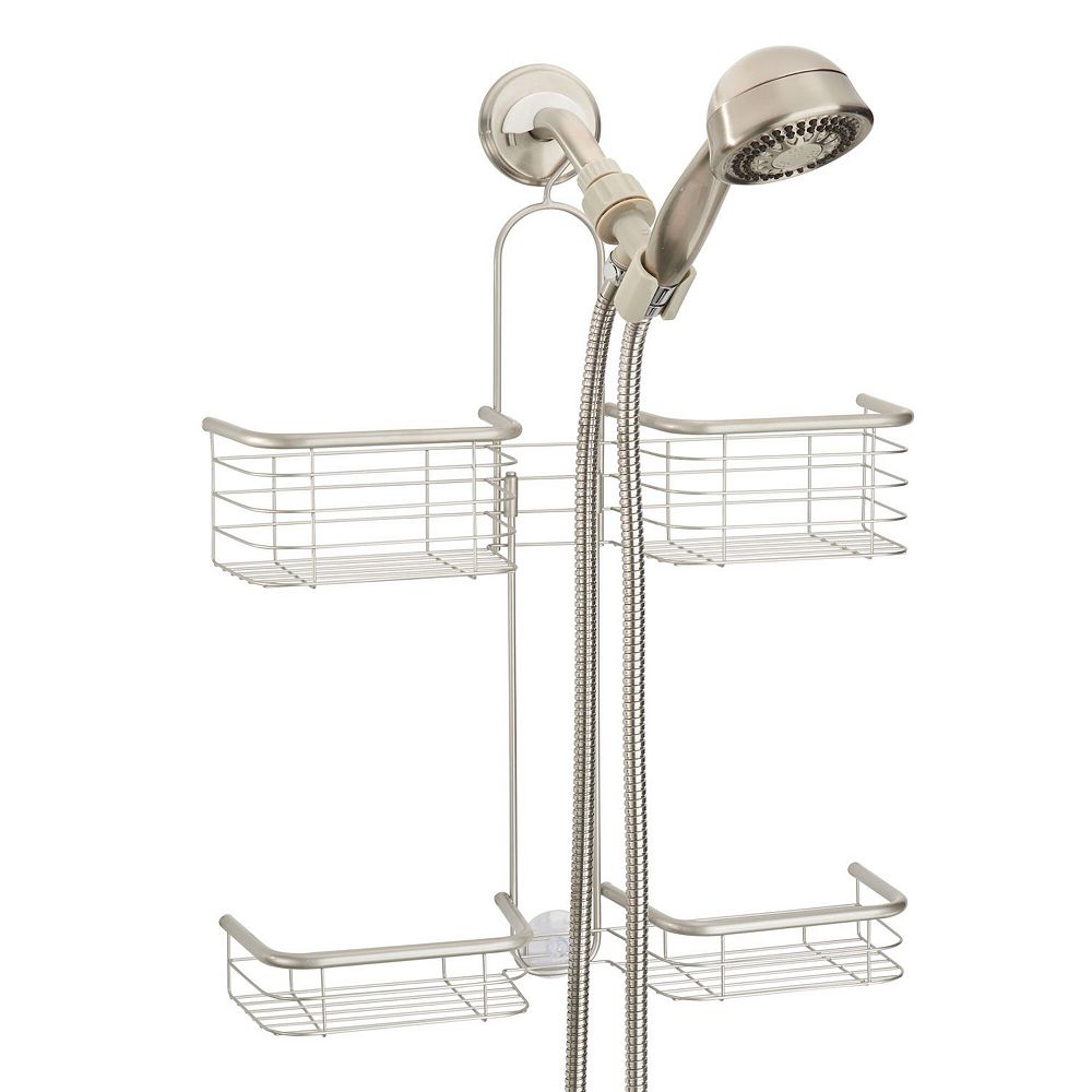 iDesign Hanging Handheld Shower Hose Caddy - Storage for Shampoo ...