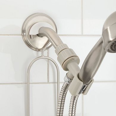 iDesign Hanging Handheld Shower Hose Caddy - Storage for Shampoo, Conditioner, or Body Wash - Satin