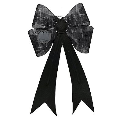 Celebrate Together™ Halloween LED Fabric Bow with Skeleton Wall Decor