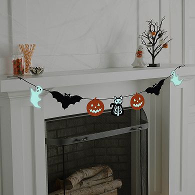 Celebrate Together™ Halloween Felted Glow in the Dark Garland