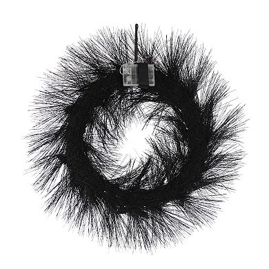 Celebrate Together™ Halloween LED Artificial Black Pine with Bats Wreath