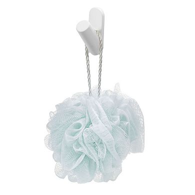 iDesign Self-Adhesive 4-Piece Bathroom Accessory Set - No-Drill Bath Accessories - Brilliant White