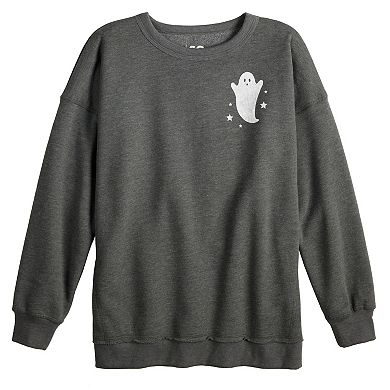 Girls 7-16 SO® Oversized Halloween Graphic Sweatshirt in Regular & Plus Size