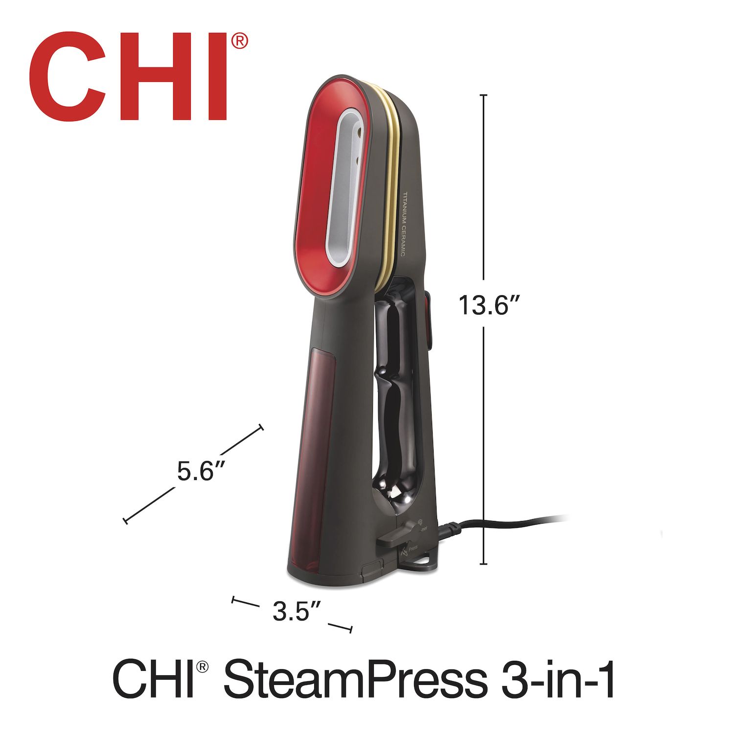 CHI SteamPress Garment Steamer - Thumbnail 5