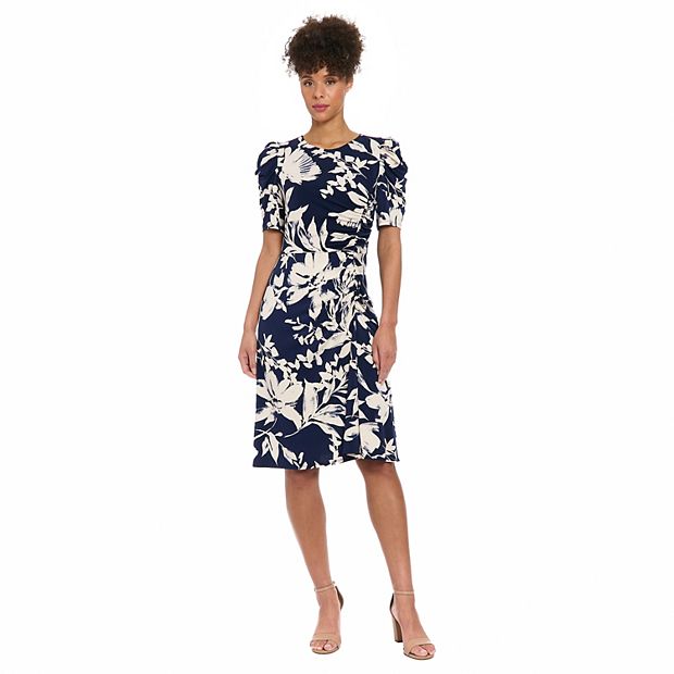 knee length dresses for ladies Plus Size Sultry Nights Ruched Midi Dress