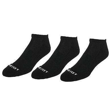 Pro Feet Men's Big and Tall Low Cut Socks (3 Pair Pack)