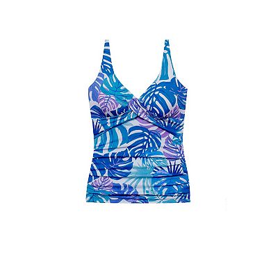 Women's Bal Harbour Crossover V-Neck Tankini Swim Top