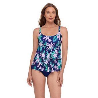 Women's Bal Harbour Triple Tier Fauxkini Swim Top