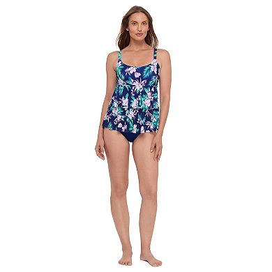 Women's Bal Harbour Triple Tier Fauxkini Swim Top