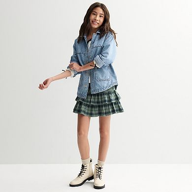 Girls 6-20 SO® Tiered Ruffle Skort in Regular & Plus Sizes