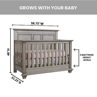 Oxford Baby Kenilworth 4-in-1 Convertible Crib