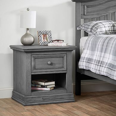 Oxford Baby Glenbrook Shelf and 1-Drawer Nightstand