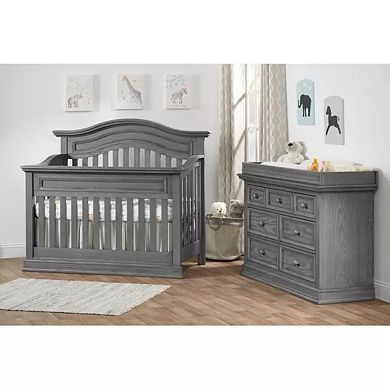 Oxford Baby Glenbrook Graphite Gray Changing topper