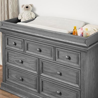 Oxford Baby Glenbrook Graphite Gray Changing topper