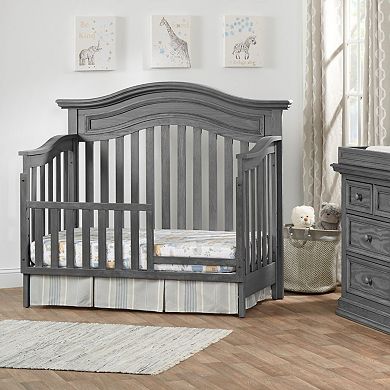 Oxford Baby Glenbrook Graphite Gray Crib to Toddler Bed Guard Rail Conversion Kit
