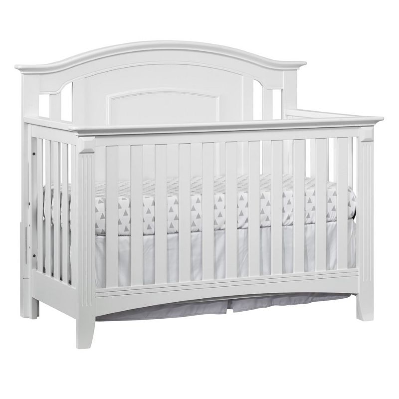 Oxford Baby Willowbrook 4-in-1 Convertible Crib, White