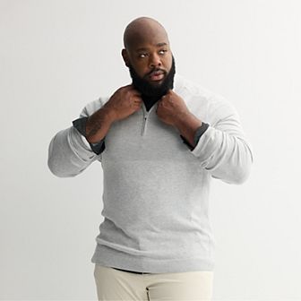 Big & Tall FLX 1/4 Zip Sweater