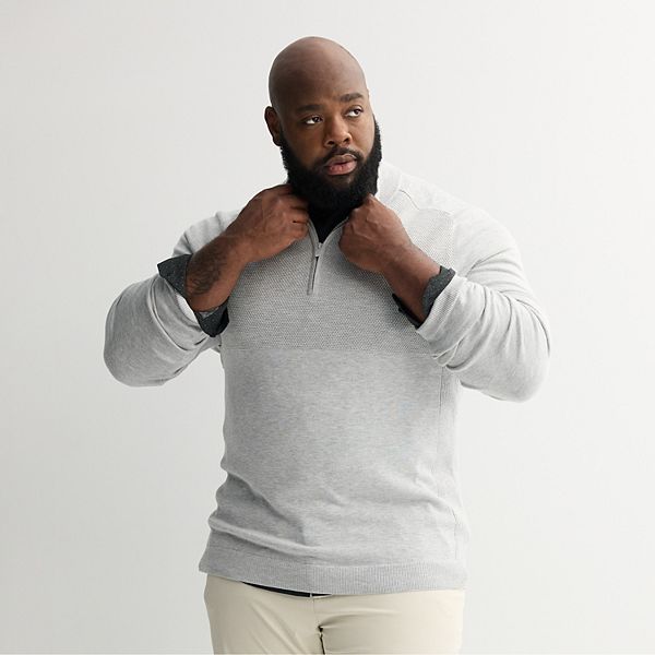 トップス BIGBIG Big & Tall FLX 1/4 Zip Sweater