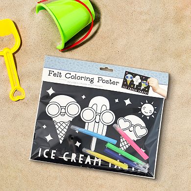 Kids' DIY Felt Coloring Activity