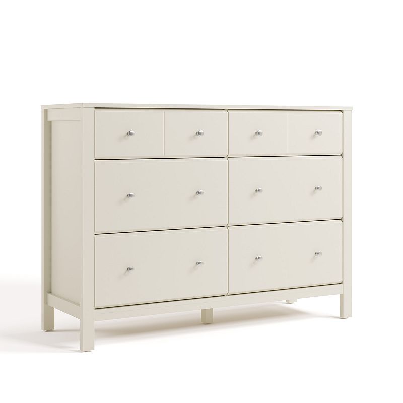 Storkcraft Horizon 6-Drawer Dresser, Frosted Brown