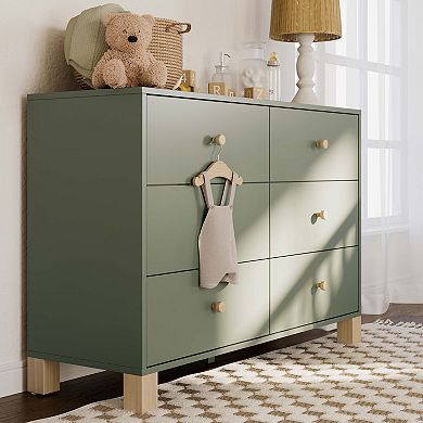 Storkcraft California 6-Drawer Dresser