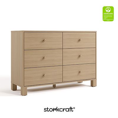 storkcraft dresser Rio 6-Drawer Dresser, Almond The Casablanca is crafted from wood and wood composites Storkcraft California 6-Drawer Dresser, Driftwood