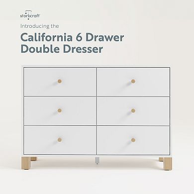 Storkcraft California 6-Drawer Dresser