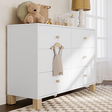 Storkcraft California 6-Drawer Dresser