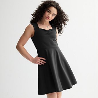 Girls 7-16 Limited Too Tie Back Skater Dress & Necklace Set