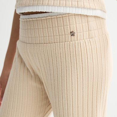 Girls 7-16 Limited Too Ribbed Flare Pants