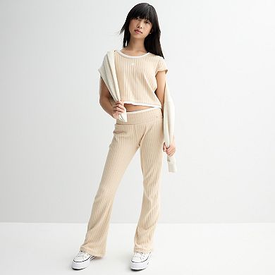 Girls 7-16 Limited Too Ribbed Flare Pants