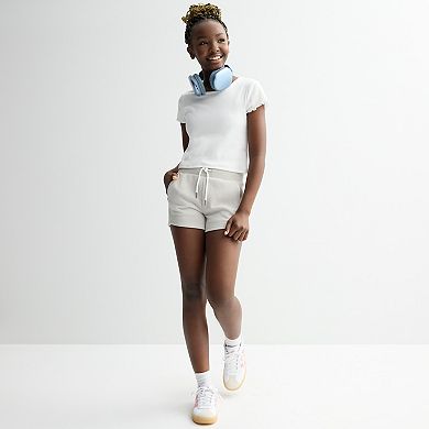 Girls 7-16 Limited Too Ribbed Shorts