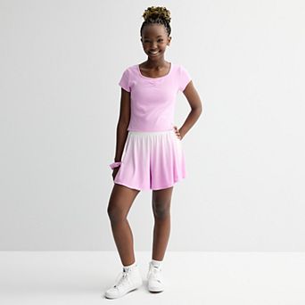 Girls 7-16 Limited Too Pleated 2 pc Short Lounge Set