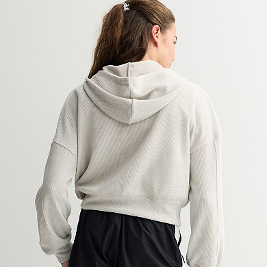 Girls 7-16 Limited Too Ribbed Full-Zip Hoodie