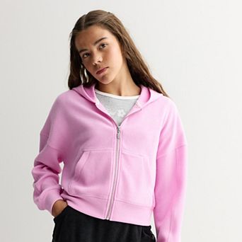Girls 7-16 Limited Too Ribbed Full-Zip Hoodie