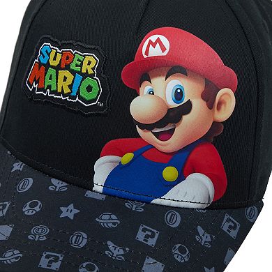 Boys Nintendo Super Mario Baseball Cap