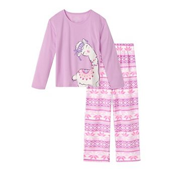 Girls 4-18 Cuddl Duds® 2 pc Cozy Pajama Top & Pajama Bottoms Set in Regular & Plus