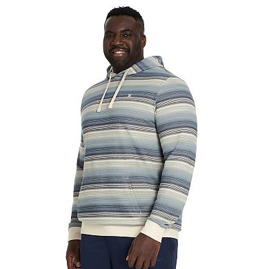 Big & Tall Hurley Stripe Terry Pullover Hoodie