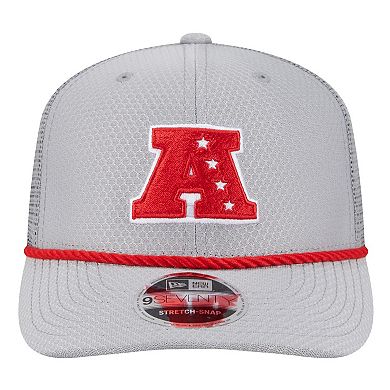 Men's New Era Gray Buffalo Bills 2025 Pro Bowl 9SEVENTY Stretch-Snap Hat