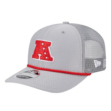 Men's New Era Gray Buffalo Bills 2025 Pro Bowl 9SEVENTY Stretch-Snap Hat