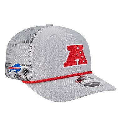 Men's New Era Gray Buffalo Bills 2025 Pro Bowl 9SEVENTY Stretch-Snap Hat