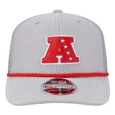 Men's New Era Gray Denver Broncos 2025 Pro Bowl 9SEVENTY Stretch-Snap Hat