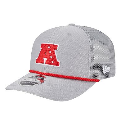 Men's New Era Gray Denver Broncos 2025 Pro Bowl 9SEVENTY Stretch-Snap Hat