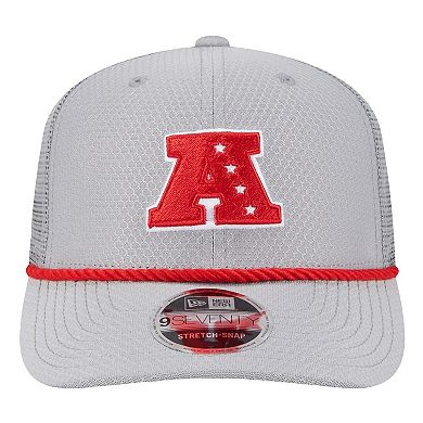 Men's New Era Gray Cincinnati Bengals 2025 Pro Bowl 9SEVENTY Stretch-Snap Hat