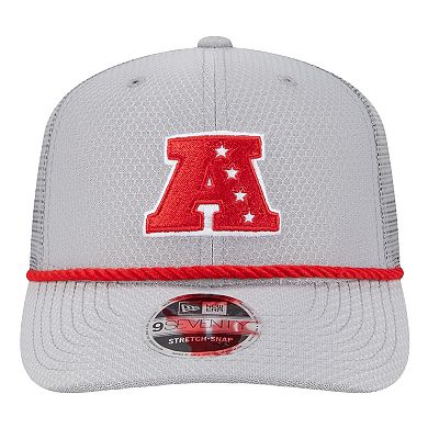 Men's New Era Gray Jacksonville Jaguars 2025 Pro Bowl 9SEVENTY Stretch-Snap Hat