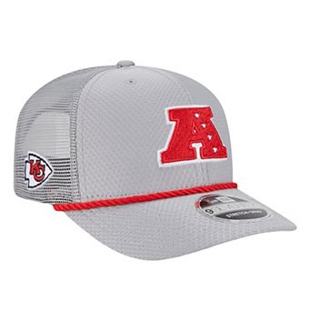 Men's New Era Gray Kansas City Chiefs 2025 Pro Bowl 9SEVENTY Stretch-Snap Hat