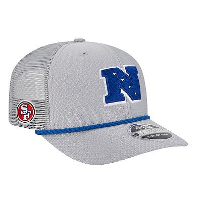 Men's New Era Gray San Francisco 49ers 2025 Pro Bowl 9SEVENTY Stretch-Snap Hat